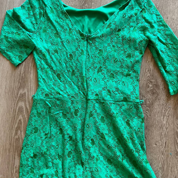 Maude Medium Green Lace Romper - Picture 10 of 10